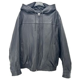 Cos Lederjacke Schwarz M Schwarz
