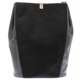 Autre Marque Borsa "Odile" in pelle nera Nero