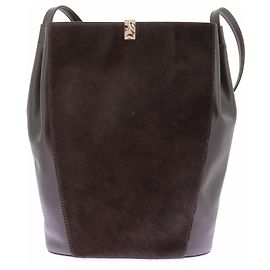 Autre Marque Bolsa 'Odile' marrom em couro Marrom