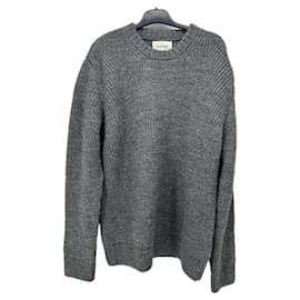 Autre Marque Suéter cinza em alpaca e lã Cinza