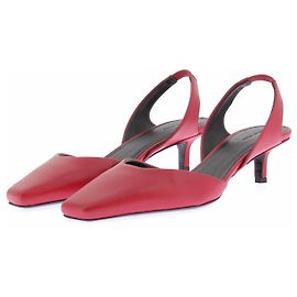 Autre Marque Slingback rosso in pelle Rosso