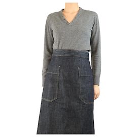 Theory Pull en cachemire gris à col en V - taille S Gris