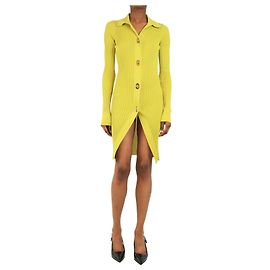 Bottega Veneta Limegrüner Rippstrick-Cardigan - Größe XS Grün