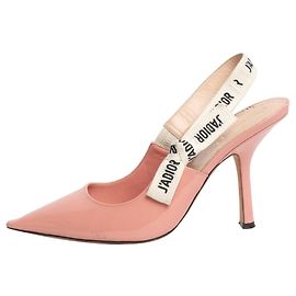 Dior Rosa Lack Slingback-Absätze - Größe EU 38 (UK 5) Pink
