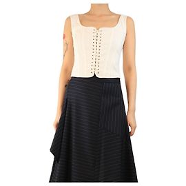 Ralph Lauren Bustier de encaje crema - talla UK 12 Crudo