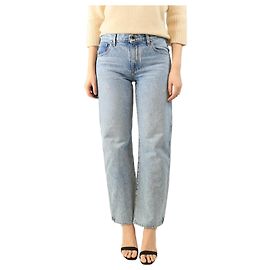 Khaite Blaue gerade Jeans - Größe UK 8 Blau