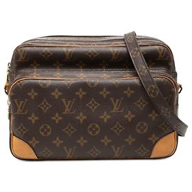 Crossbody Nil Monograma Marrom Louis Vuitton Marrom