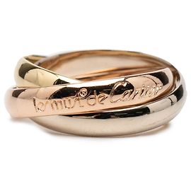 Anello Trinity Les Must de Cartier in oro 18K tricolore D'oro