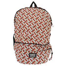 Burberry Orange TB Monogram Nylon Convertible Backpack Orange