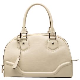 Bolso Bowling Montaigne PM Epi Blanco Louis Vuitton Blanco