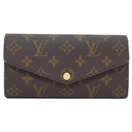 Portafoglio Sarah Monogram Louis Vuitton Marrone Rosa