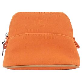 Mini Handtasche Bolide von Hermès Rot Orange