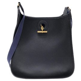 Borsa a Spalla Vespa PM Hermès Blu