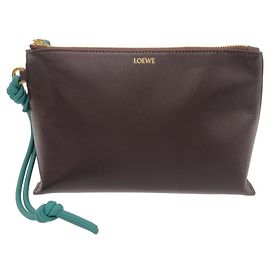 Loewe KNOT T Handtasche Braun Golden