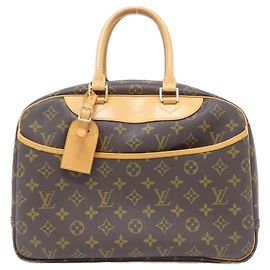 Bolsa de mão Bowling Vanity Monogram Louis Vuitton Marrom
