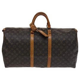 Louis Vuitton Keepall Bag Monogram Canvas 55 Brown