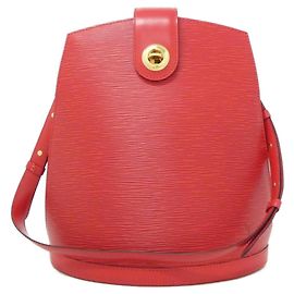 Sac à main épaule Cluny Epi Louis Vuitton Rouge