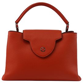 Borsa Louis Vuitton Capucines MM in pelle arancione Arancione