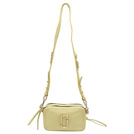 Bolsa crossbody Softshot 21 de Marc Jacobs em couro amarelo Amarelo Camelo