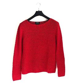Roter Strickpullover Lauren Ralph Lauren Rot