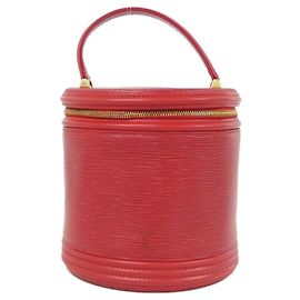 Bolso de mano Cannes Epi Louis Vuitton Roja