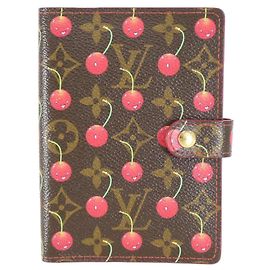 Agenda PM Monogram Ciliegia Louis Vuitton Marrone