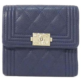 Cartera Chanel Boy Line Azul marino