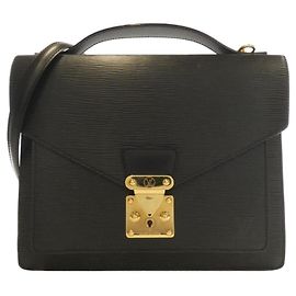 Borsa Monceau Epi Louis Vuitton Nero