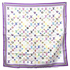 Bufanda Louis Vuitton Multicolor Muffler I Love Monogram Blanco