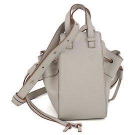 LOEWE Mini Sac à Dos Hammock à Cordon, Femme, Beige Beige