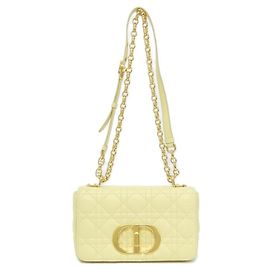 Sac à main Caro Small de Christian Dior Jaune