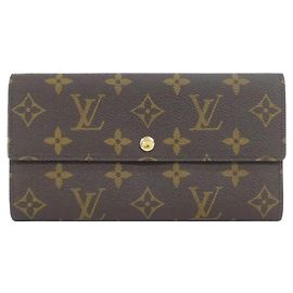 Portafoglio Sarah Monogram Louis Vuitton Marrone
