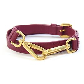 Prada Shoulder Strap, Wine Red Leather, Replacement Strap for Bag, Women's PRADA | Handbag, Handbag Red