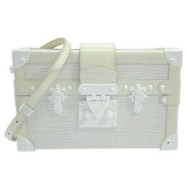Sac à épaule Petite Malle Epi Louis Vuitton Blanc