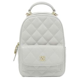 Chanel Timeless Classic Line Backpack Brown