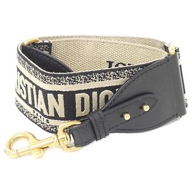Dior Black Canvas Strap Black
