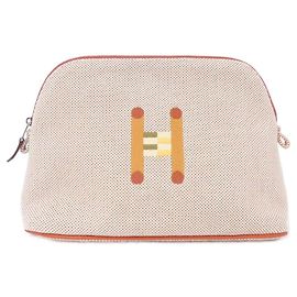 Hermès Hermes Bolide Crazy H MM Pouch Orange