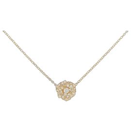 Collier Rose Piaget en or jaune 18K Jaune