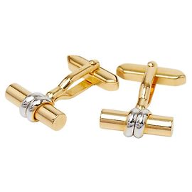 Abotoaduras banhadas a ouro para homens LOEWE Dourado