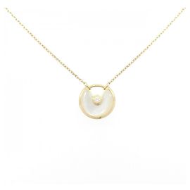 Cartier Amulett Halskette Extra Klein Gelb