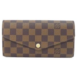 Portafoglio Sarah Damier Louis Vuitton Marrone