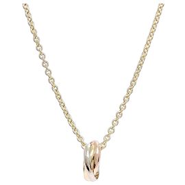 Collana da Donna Cartier Trinity in Oro Giallo Rosa
