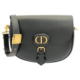 Christian Dior Bobby Medium Schultertasche Schwarz