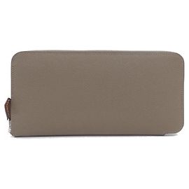 Hermès Hermes EN LIBERTE Silk In Classic Wallet Brown