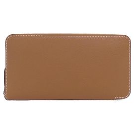 Hermès Hermes EN LIBERTE Silk In Classic Wallet Orange