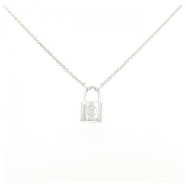 Collana Lockit Louis Vuitton Argento