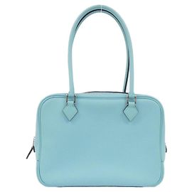Hermès Hermes Mini Plume MINI Handbag Blue