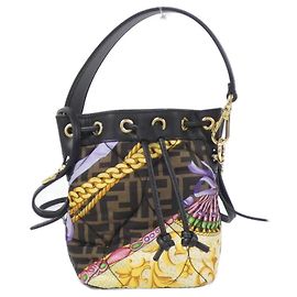 Borsa a Spalla Fendi Mini Mon Tresor AKBA Marrone