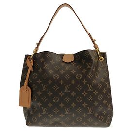 Borsa a Spalla Graceful PM Monogramma Louis Vuitton Marrone