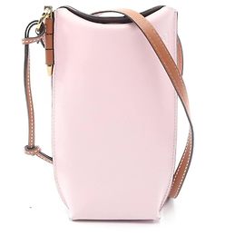 Bolsa de Ombro Gate Pocket da Loewe Marrom Rosa Vermelho